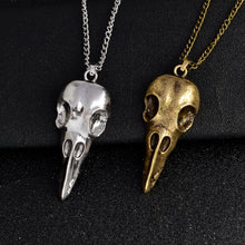 Viking Raven skull Necklace