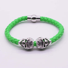 Leather Skull Bracelet