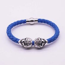Leather Skull Bracelet