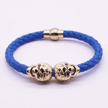 Leather Skull Bracelet