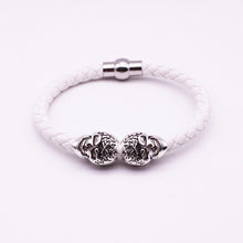 Leather Skull Bracelet