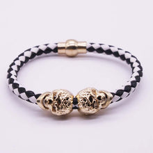 Leather Skull Bracelet