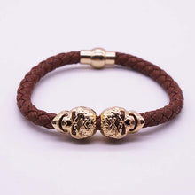 Leather Skull Bracelet